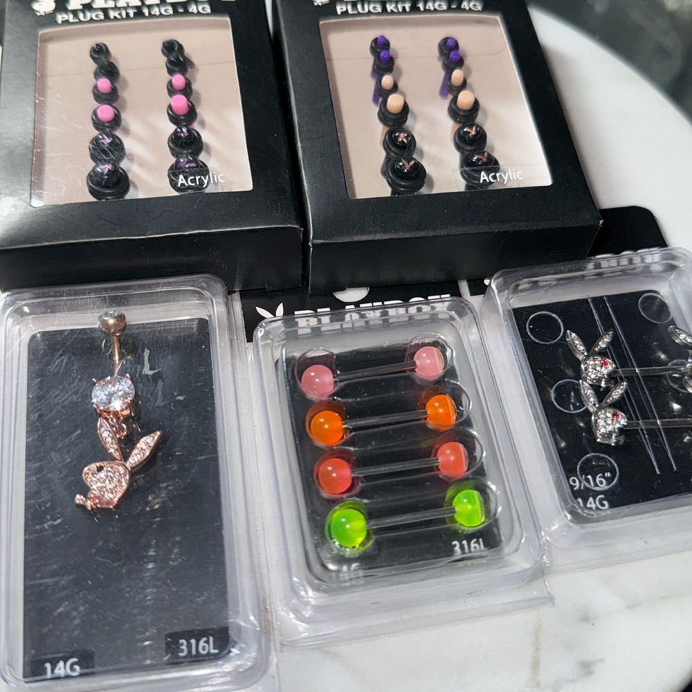 Playboy Body Jewelry Lot
